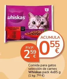 Whiskas - Comida Para Gatos Seleccion De Carnes