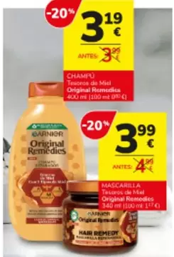 Garnier - Champú Original Remedies