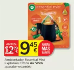 Air Wick - Ambientador Essential Mist Explosion Citrica