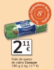 Consum - Rulo De Queso De Cabra