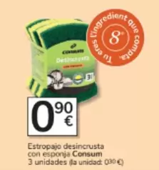 Consum - Estropajo Desincrust Con Esponja