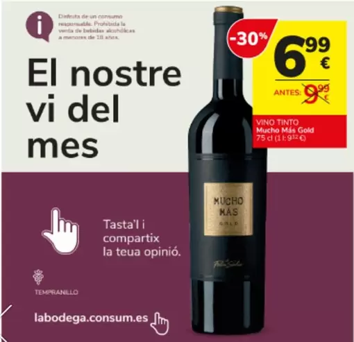 Disfruta - Vino Tinto