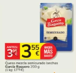 García Baquero - Queso Mezcla Semicurado Lonchas
