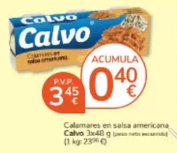 Calvo - Calamares En Salsa Americana