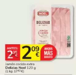 Noel - Jamón Cocido Extra Delizias