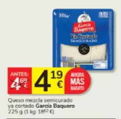 García Baquero - Queso Mezcla Semicurado Ya Cortado