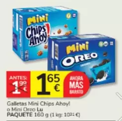 Lu - Galletas Mini Chips Ahoy! O Mini Oreo