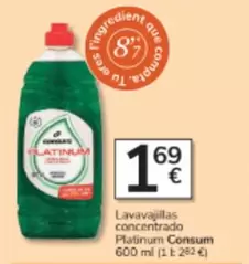 Consum - Lavavajillas Concentrado Platinum