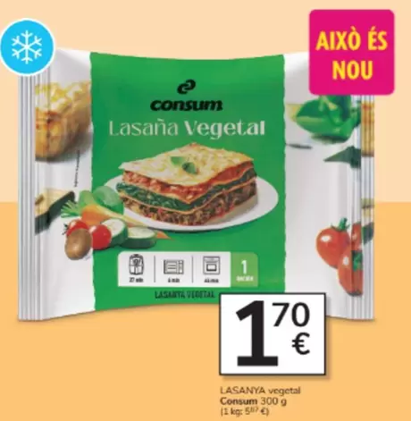 Consum - Lasanya Vegetal