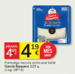 García Baquero - Formatge Mescla Semicurat Tallat