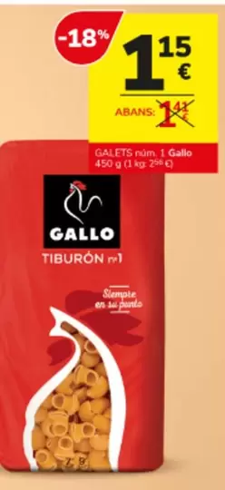 Gallo - Galletas Tiburon 1