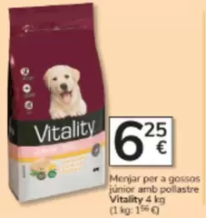 Vitality - Menjar Per A Gossos Junior Amb Pollastre