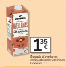 Consum - Beguda D'avellanes Enriquida Amb Vitamines