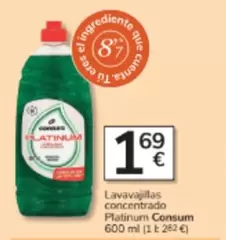 Consum - Lavavajillas Concentrado Platinum