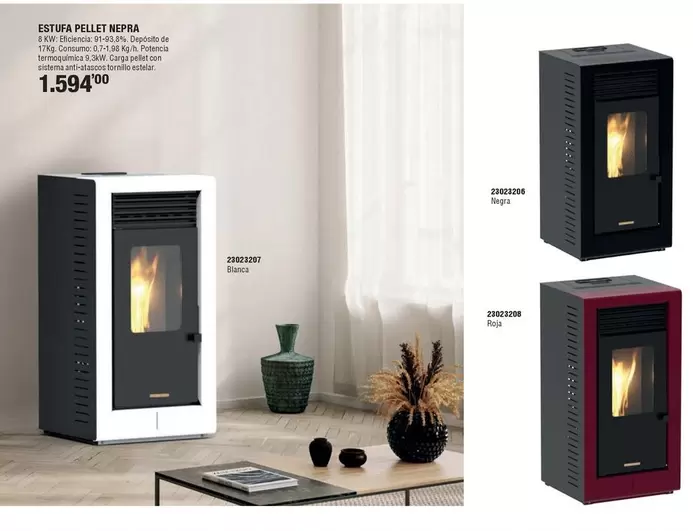 Estufa Pellet Nepra