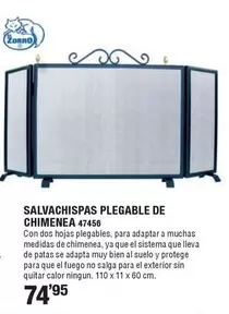 El Zorro - Salvachispas Plegable De Chimenea