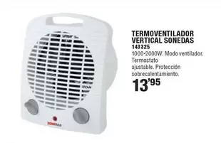 Sonedas - Termoventilador Vertical