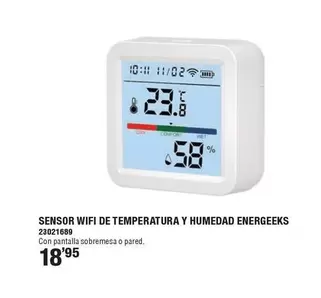 Sensor Wifi De Temperatura Y Humedad Energeeks