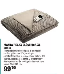 Manta Relax Eléctrica XL