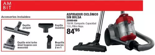 Ambit - Aspirador Ciclónico Sin Bolsa