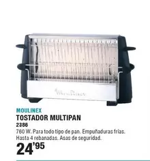 Moulinex - Tostador Multipan