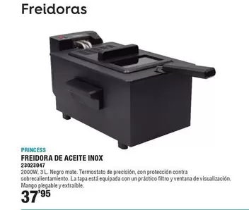 Princess - Freidora De Aceite Inox