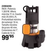 Ironside - Bombas Sumergibles Aguas Limpias