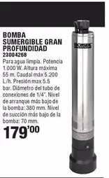 Ironside - Bomba Sumergible Gran Profundidad
