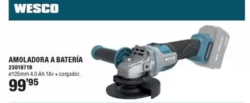 Wesco - Amoladora A Bateria