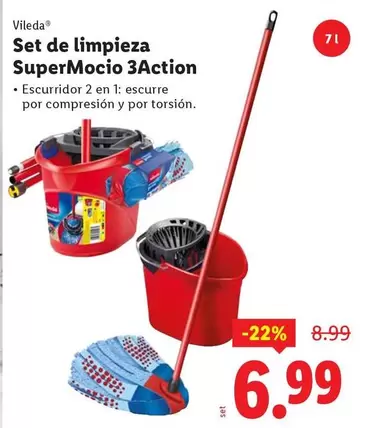 Vileda - Set De Limpieza SuperMocio 3Action