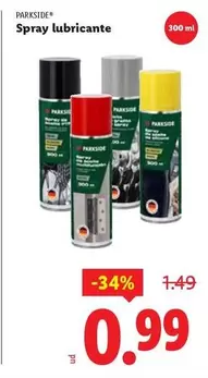 Parkside - Spray Lubricante