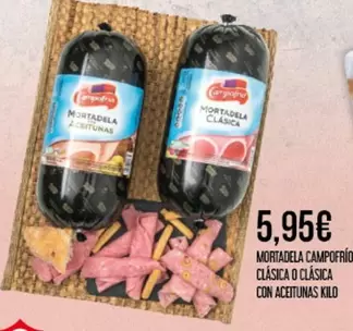 Campofrío - Mortadela Clásica O Clásica Con Aceitunas