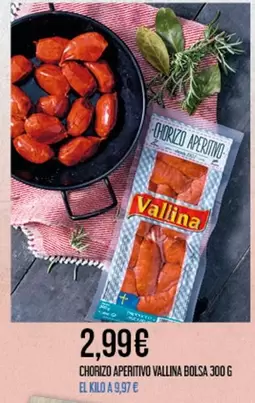 Vallina - Chorizo Apertivo