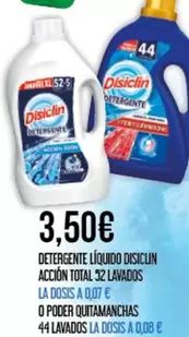 Disiclin - Detergente Liquido Accion Total 32 Lavados