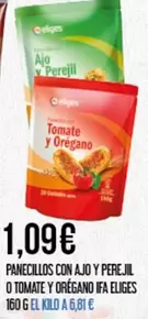 eliges - Panecillos Con Ajo Y Perejil O Tomate Y Oregano