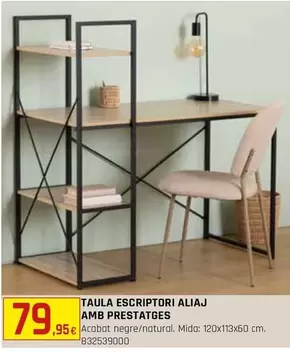 Taula Escriptori Aliaj Amb Prestatges