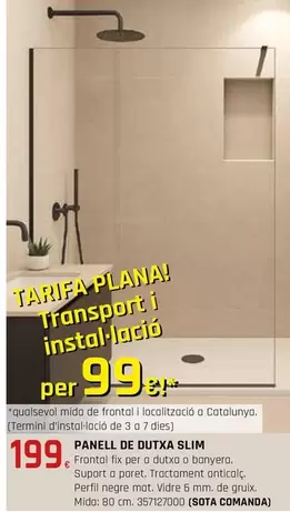Panell De Dutxa Slim