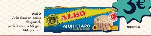Albo - Atun Claro En Aceite De Girasol