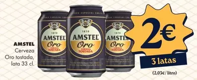 Amstel - Cerveza Oro Tostada