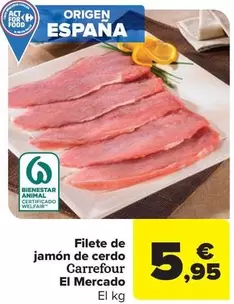 Carrefour El Mercado - Filete De Jamón De Cerdo