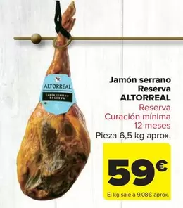 Altorreal - Jamón Serrano Reserva