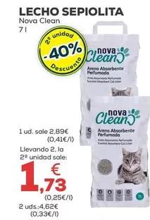 Nova Clean - Lecho Sepiolita