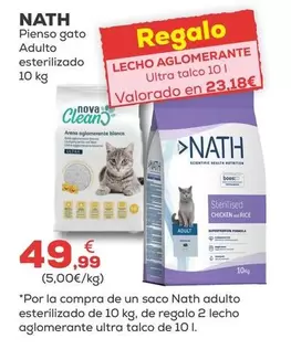 Nath - Pienso Gato Adulto Esterilizado