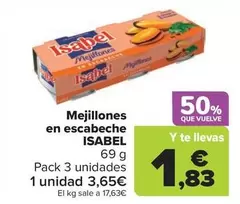 Isabel - Mejillones  En Escabeche