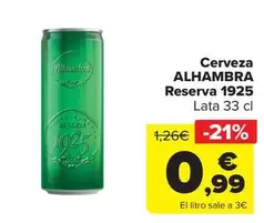 Alhambra - Cerveza Reserva 1925