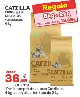 Catzilla - Pienso Gato Diferentes