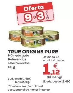 True Origins - Húmedo Gato Referencias Seleccionadas 85 G