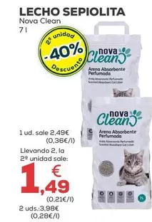 Nova Clean - Lecho Sepiolita