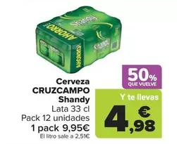 Cruzcampo - Cerveza Shandy