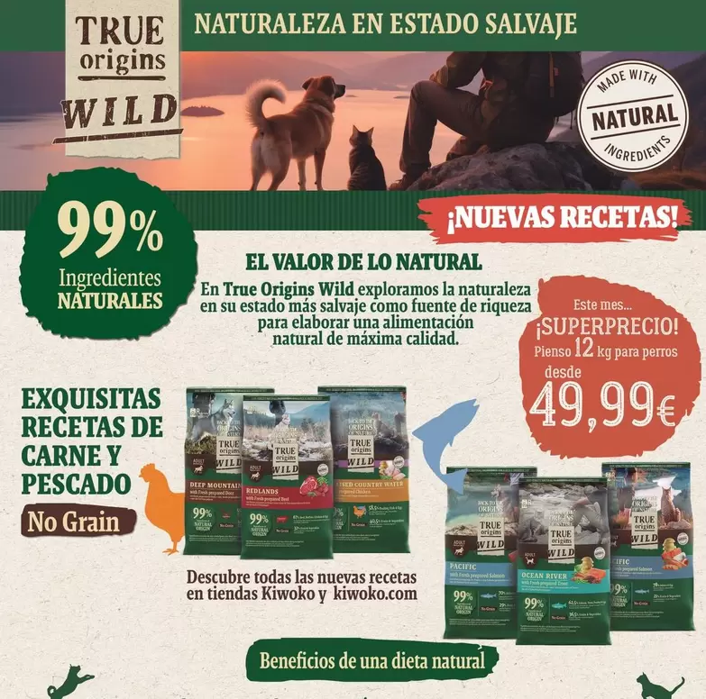 True Origins - Pienso 12 Kg Para Perros